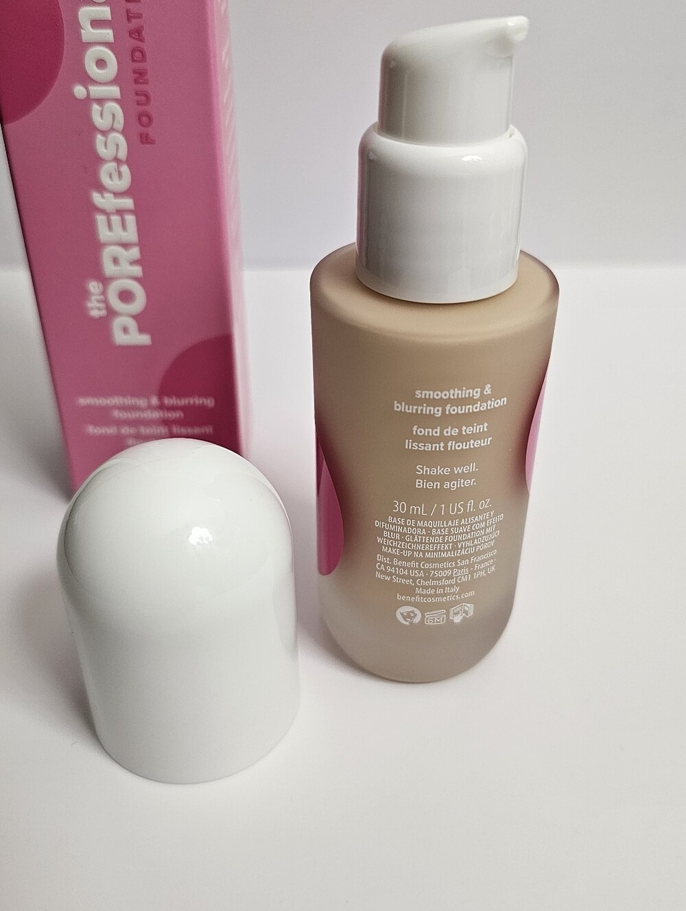Benefit The POREfessional Blurring & Smoothing Foundation shade 4N wonder NEW - Picture 7 of 7